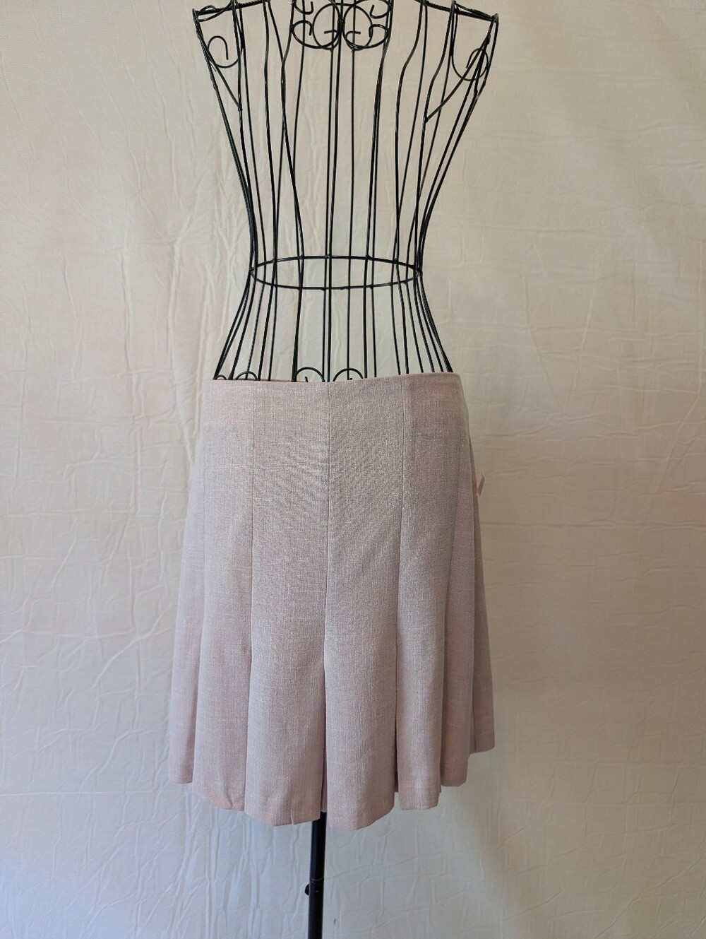 Pink Pleated Skirt